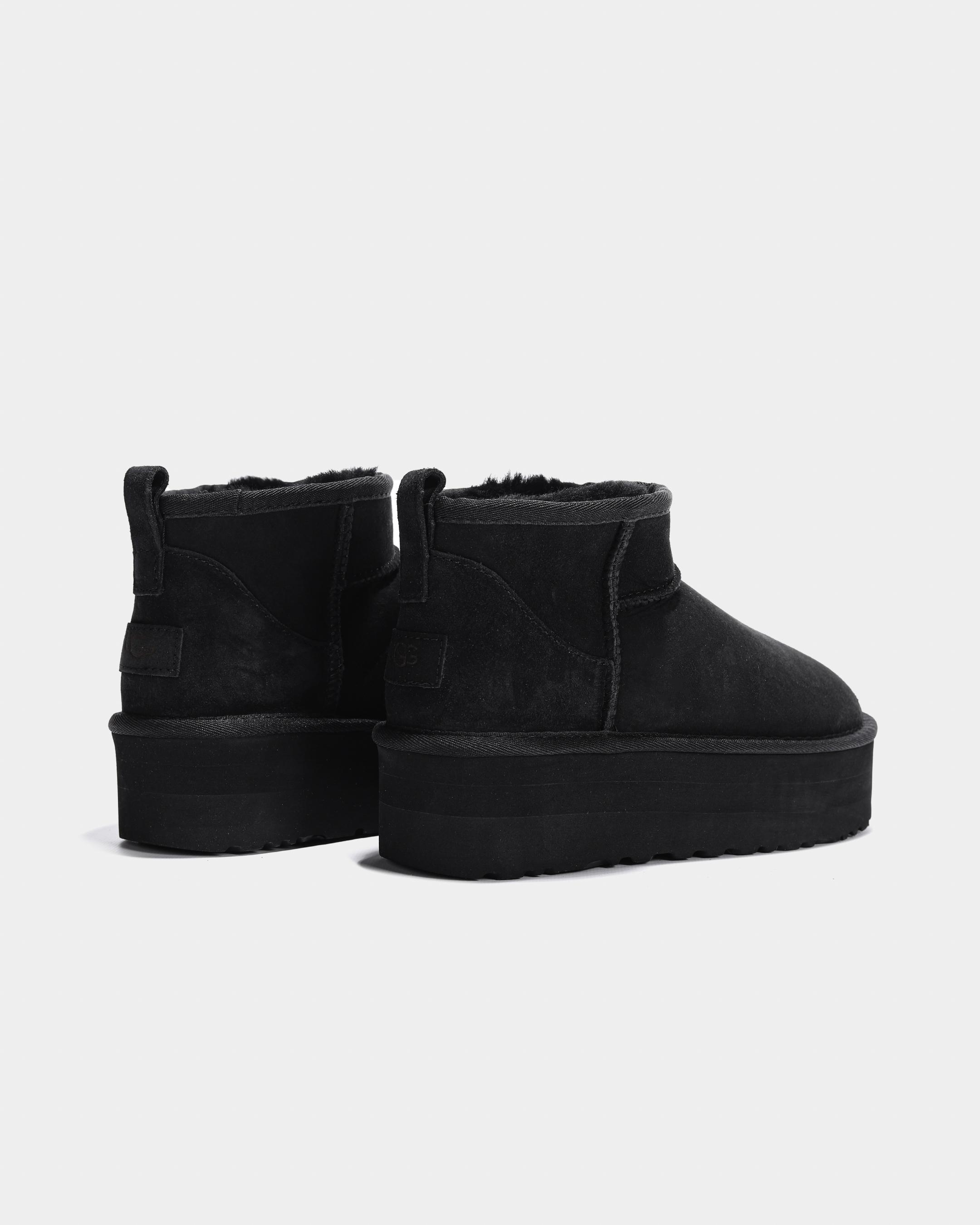 UGG Classic Ultra Mini Extra Platform Black - изображение 3