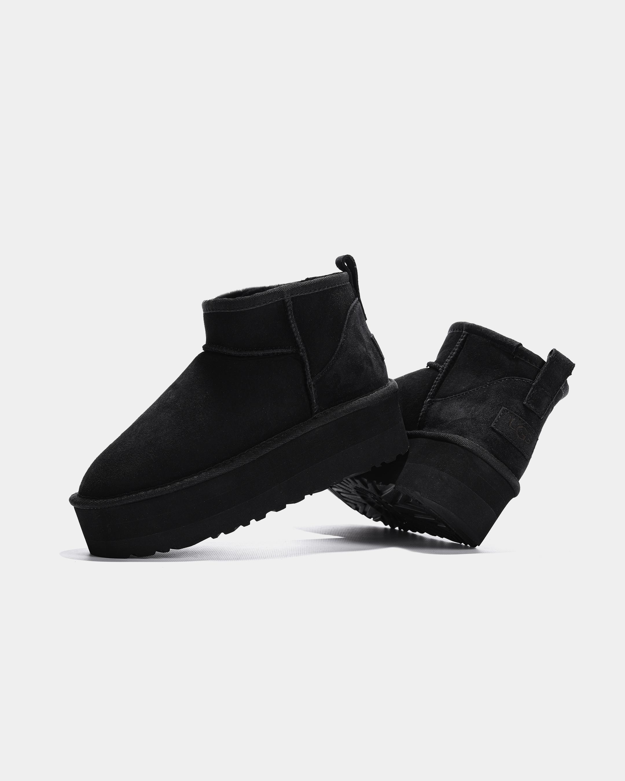 UGG Classic Ultra Mini Extra Platform Black - изображение 4