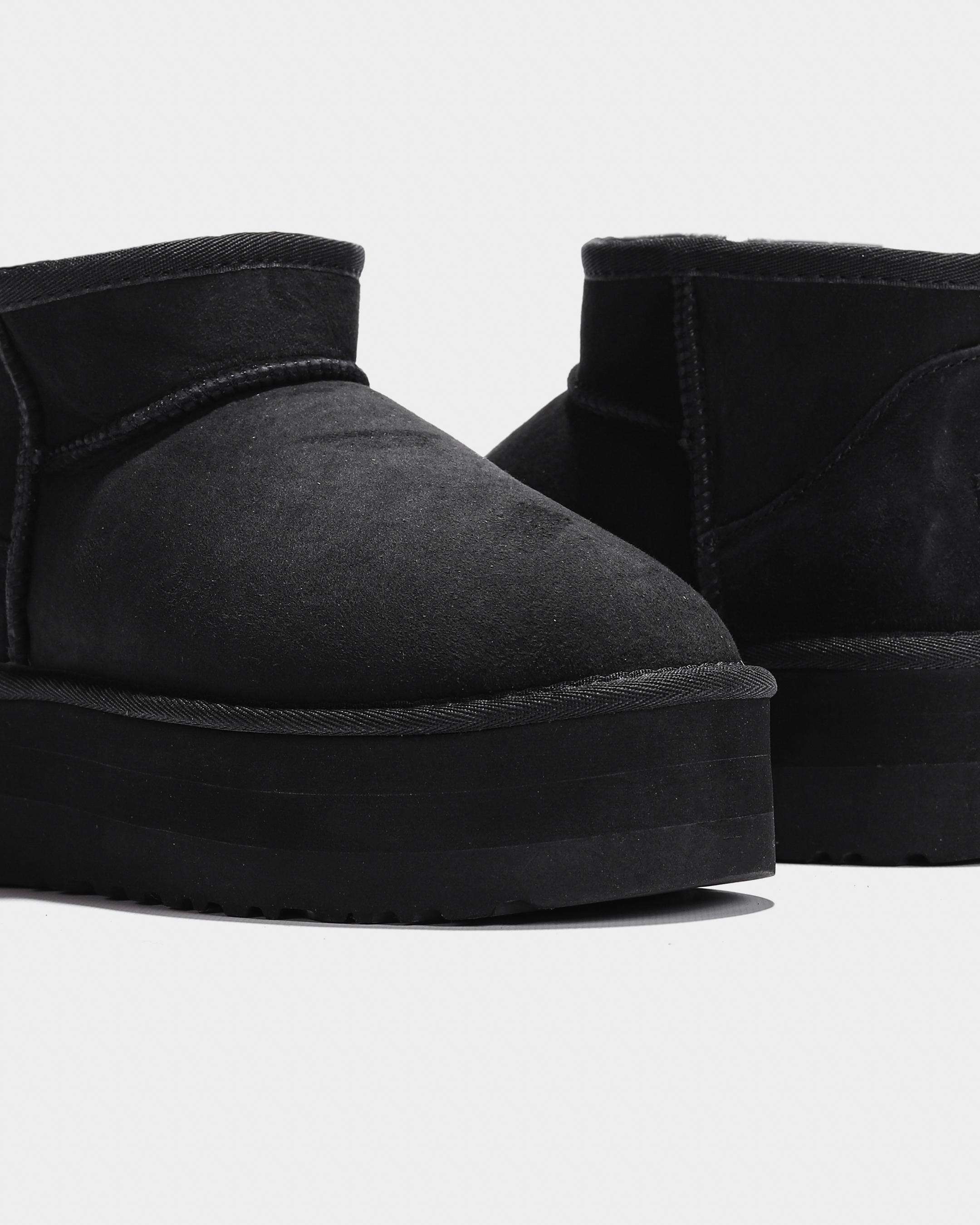 UGG Classic Ultra Mini Extra Platform Black - изображение 5