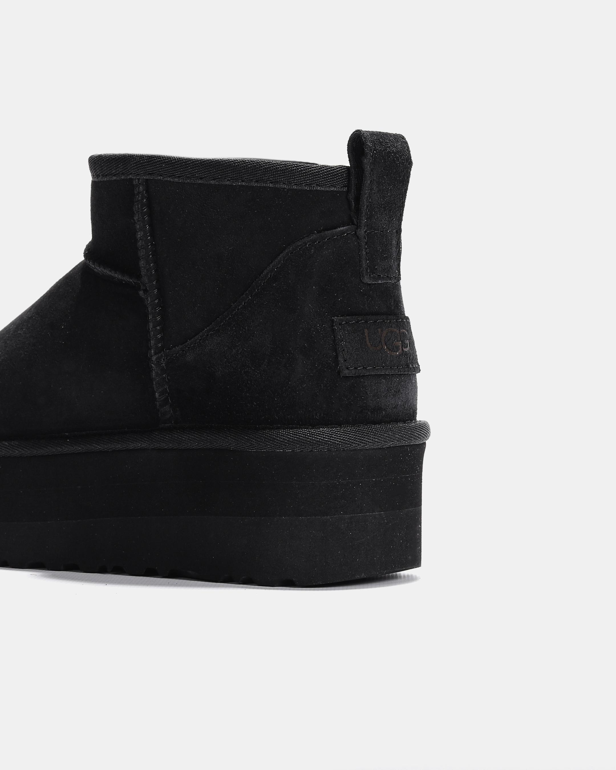 UGG Classic Ultra Mini Extra Platform Black - изображение 8