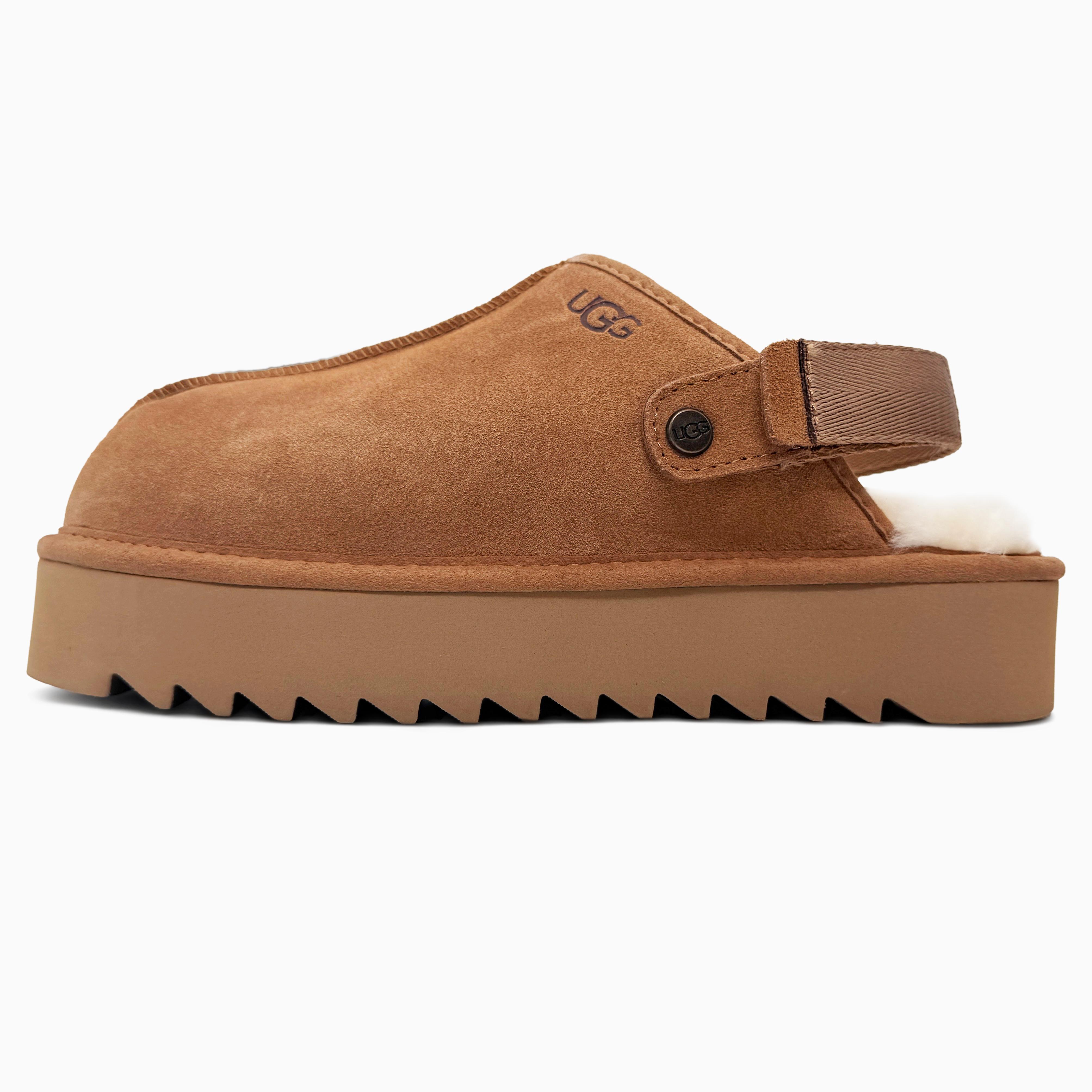 UGG Lanah Clog Platform Chestnut