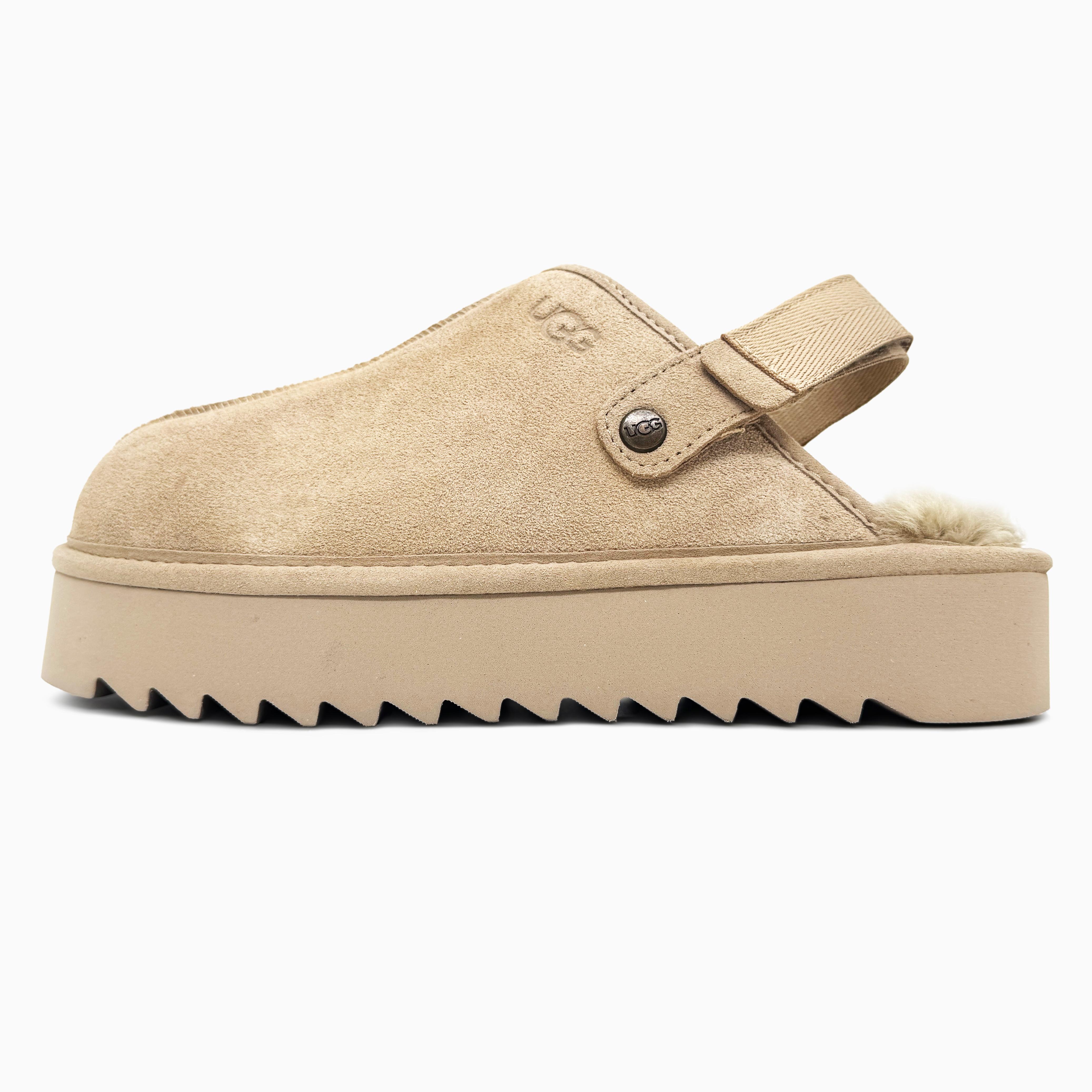 UGG Lanah Clog Platform Beige