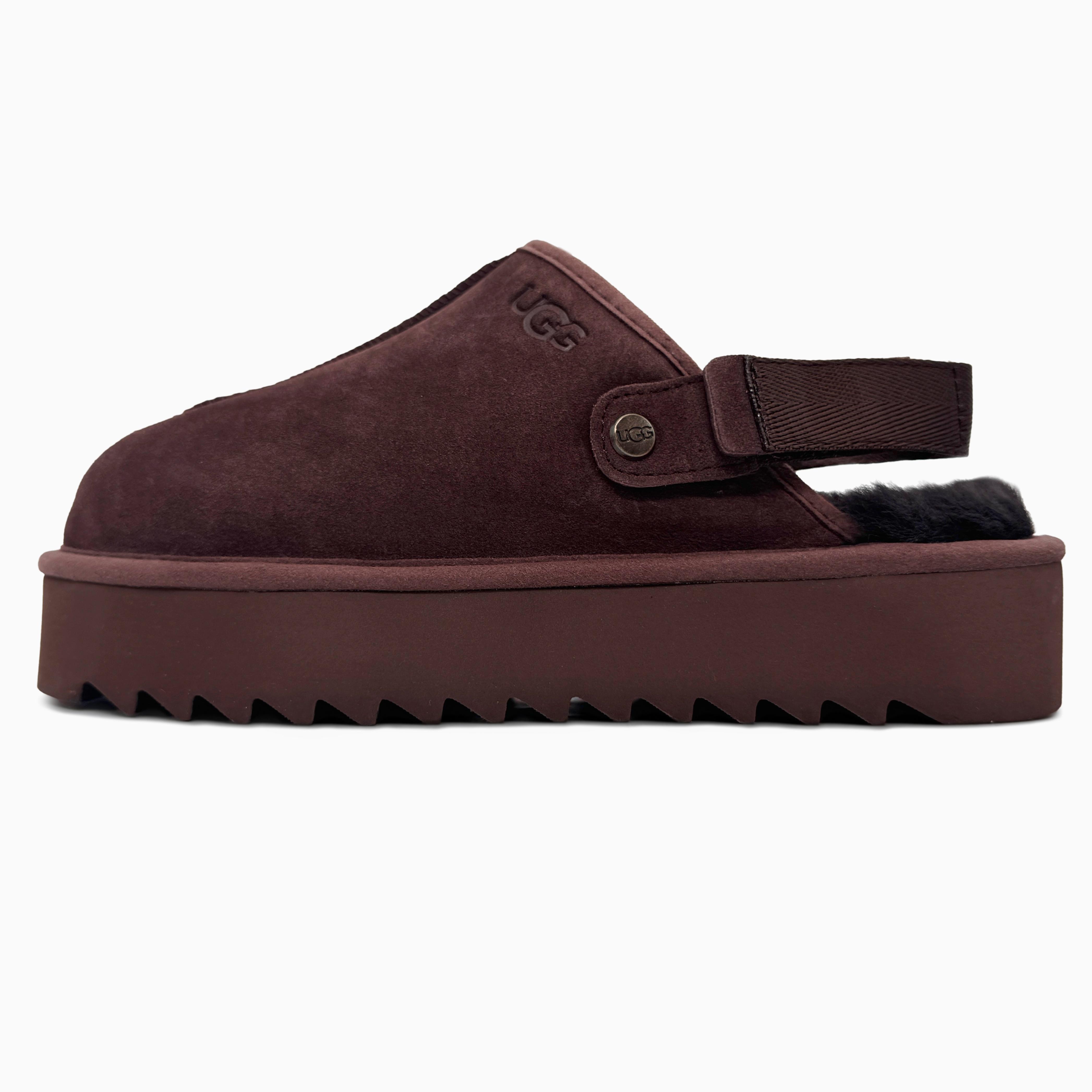 UGG Lanah Clog Platform Brown
