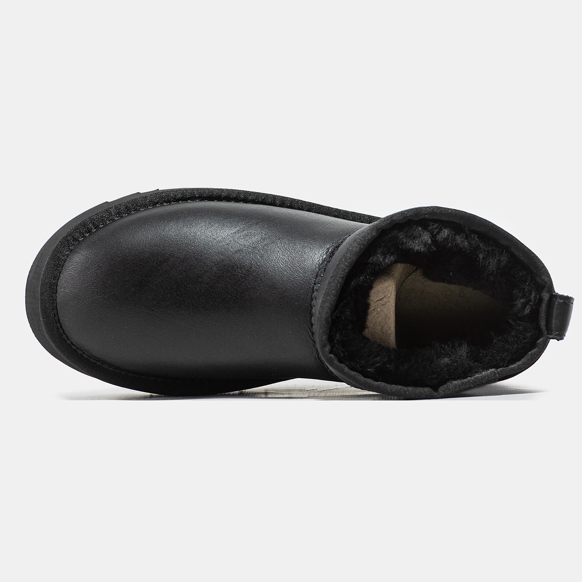 UGG Ultra Mini Platform Leather Black - изображение 3